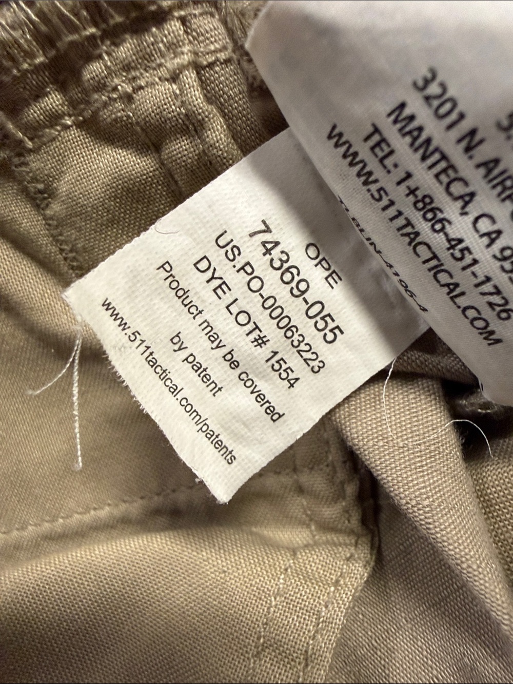 5.11 Stryke Men’s Tactical Regular Fit Cargo Pants Khaki 74369 - 36X30 - Picture 15 of 16